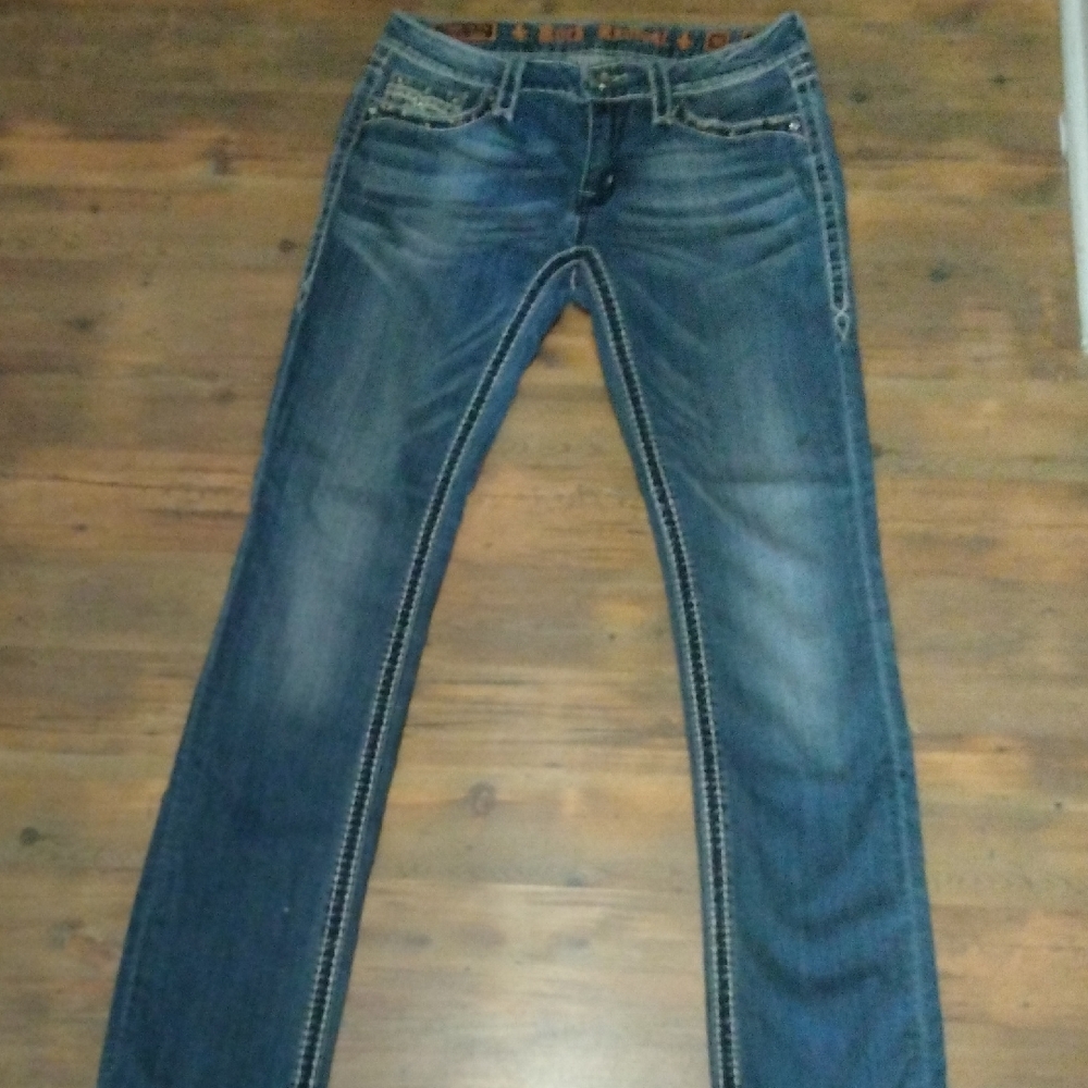 Rock Revival Women's Dark Blue Boot Cut Jeans